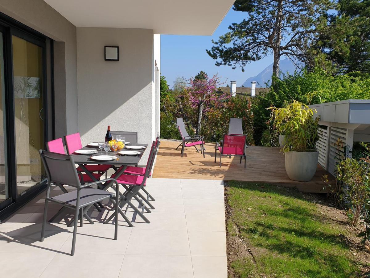 L'Appartement Jardin Avec Vue Montagnes Sevrier Exterior photo